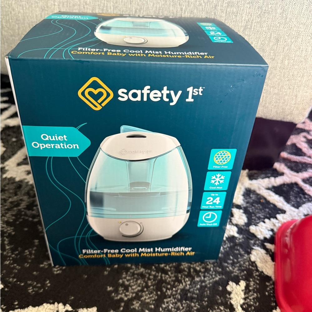 Safety 1st Filter-Free Cool Mist Humidifier - White and Blue